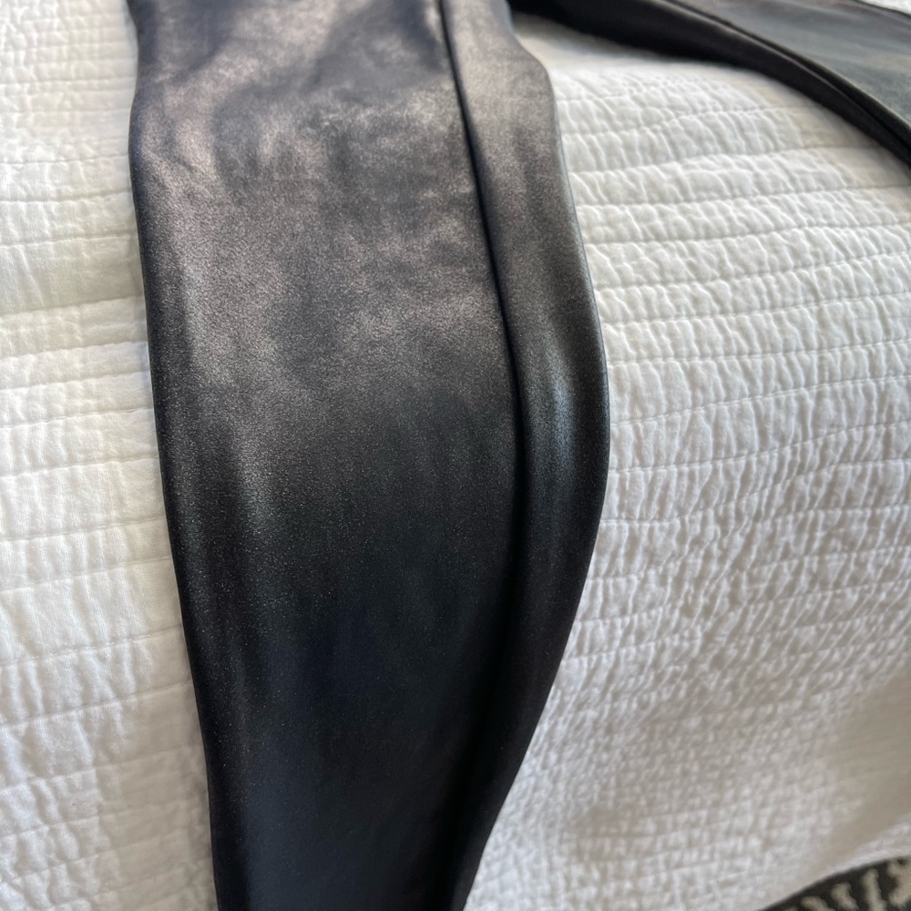 Spanx Faux Leather Leggings Black Size S #0294 - Picture 10 of 16